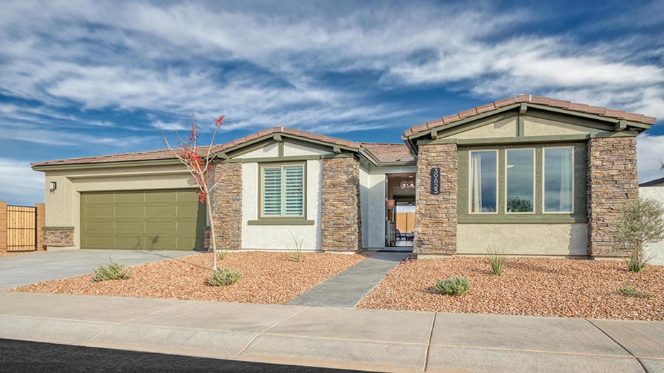 Sunrise at Ovation at Meridian 55+ in Queen Creek, AZ Taylor Morrison