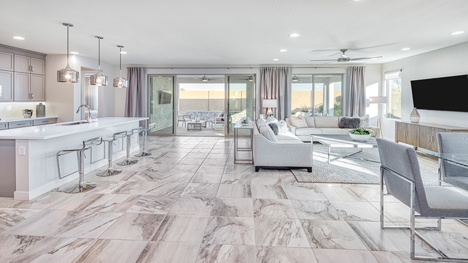 Sunrise at Ovation at Meridian 55+ in Queen Creek, AZ Taylor Morrison