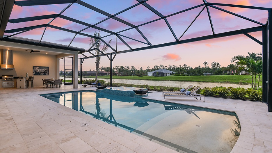 Beacon at Esplanade Lake Club in Fort Myers, FL Designed by Esplanade