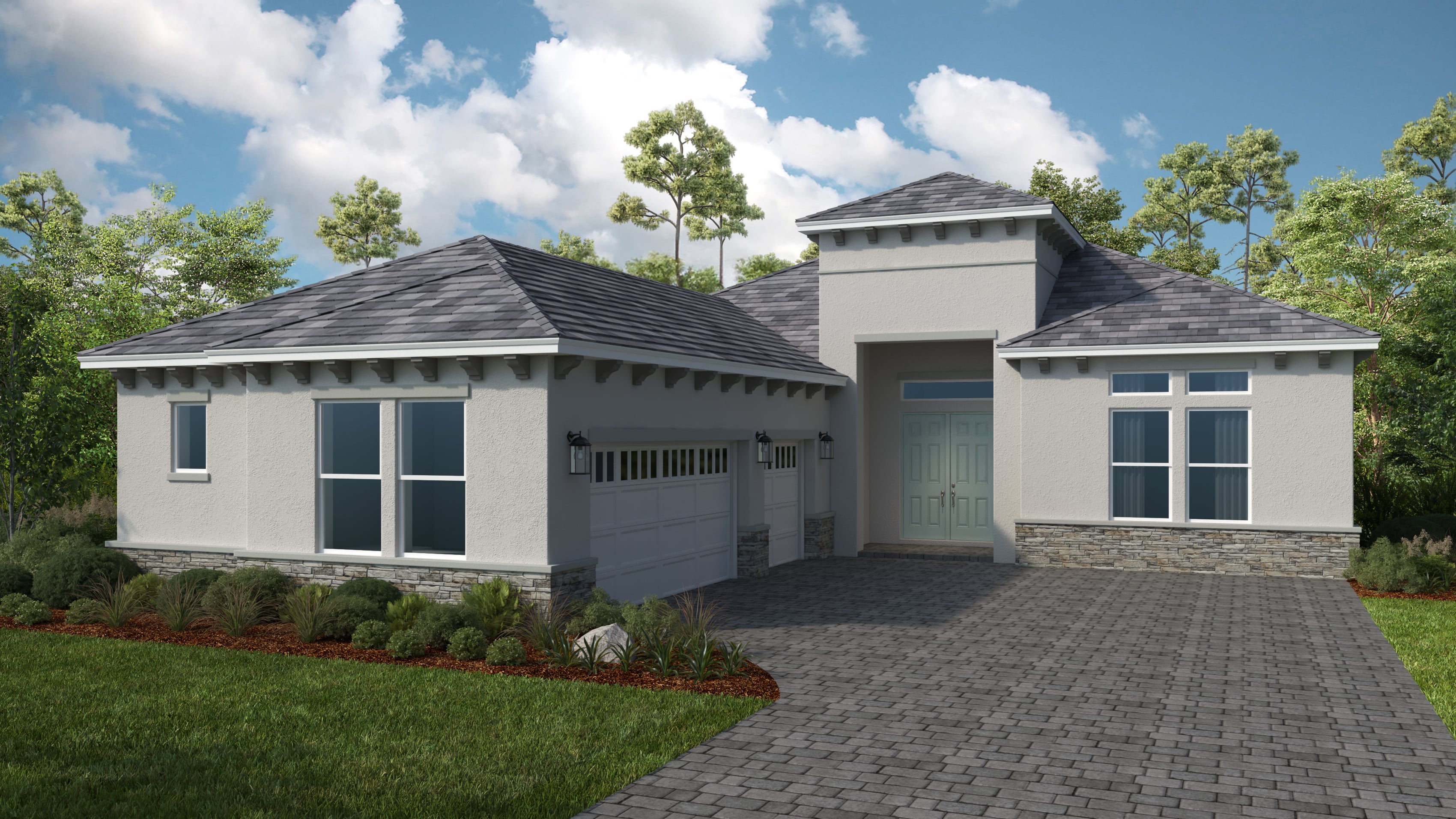 Modern Mediterranean Exterior