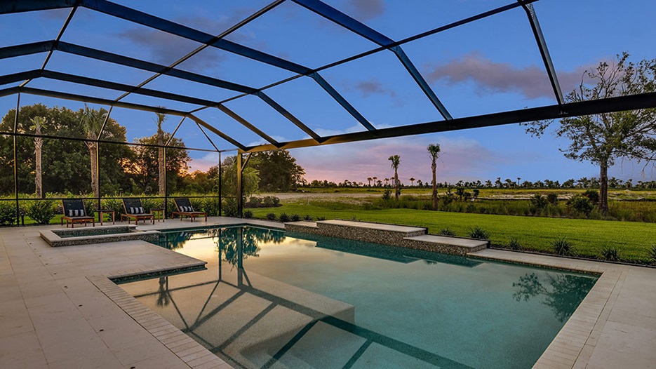 Sunset at Park East at Azario in Lakewood Ranch, FL Taylor Morrison