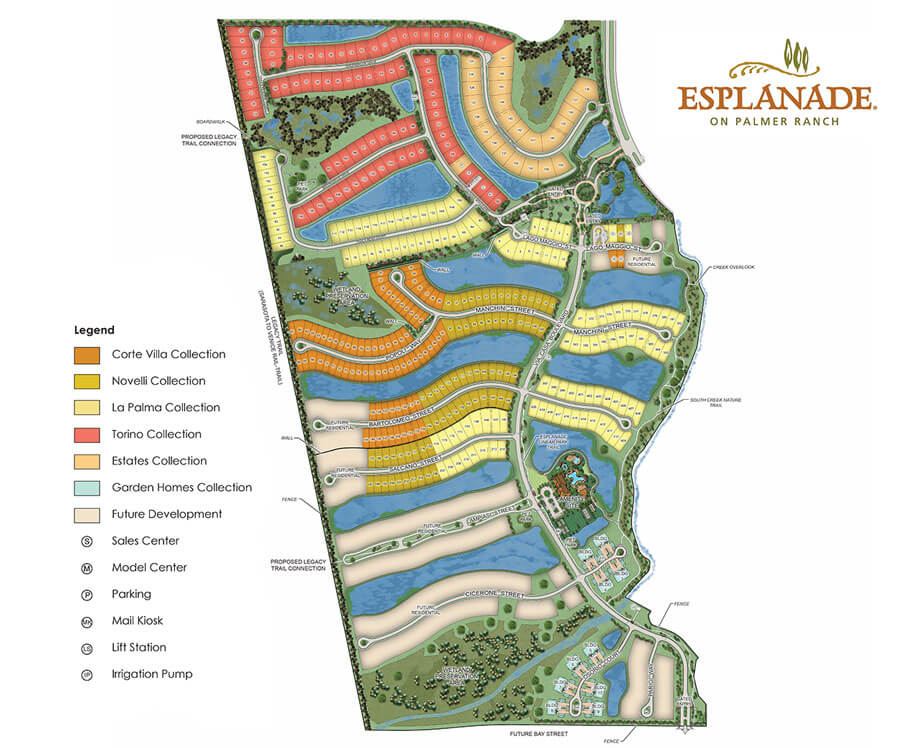 SOLD OUT Esplanade on Palmer Ranch in Sarasota, FL Designed by