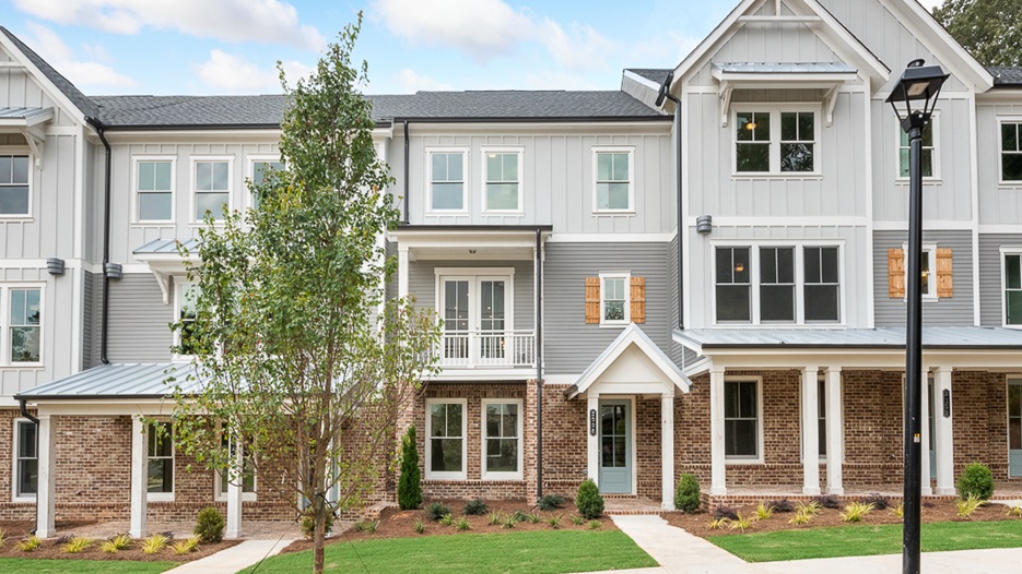 Newhaven at Lakeside at Crabapple Townhomes in Milton, GA Taylor Morrison