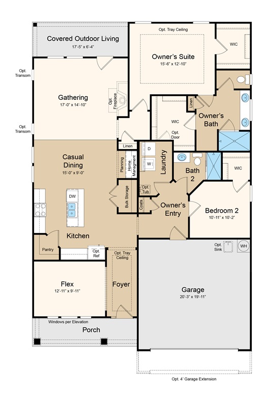 Brookshire at Esplanade at Northgate in Indian Trail, NC Designed by