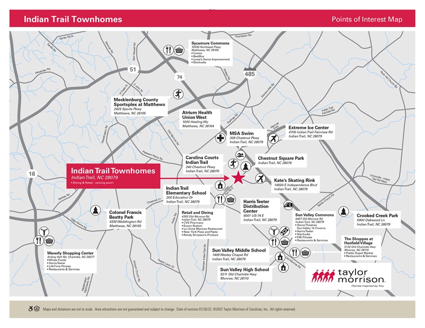 View Photos of Indian Trail Townhomes Taylor Morrison