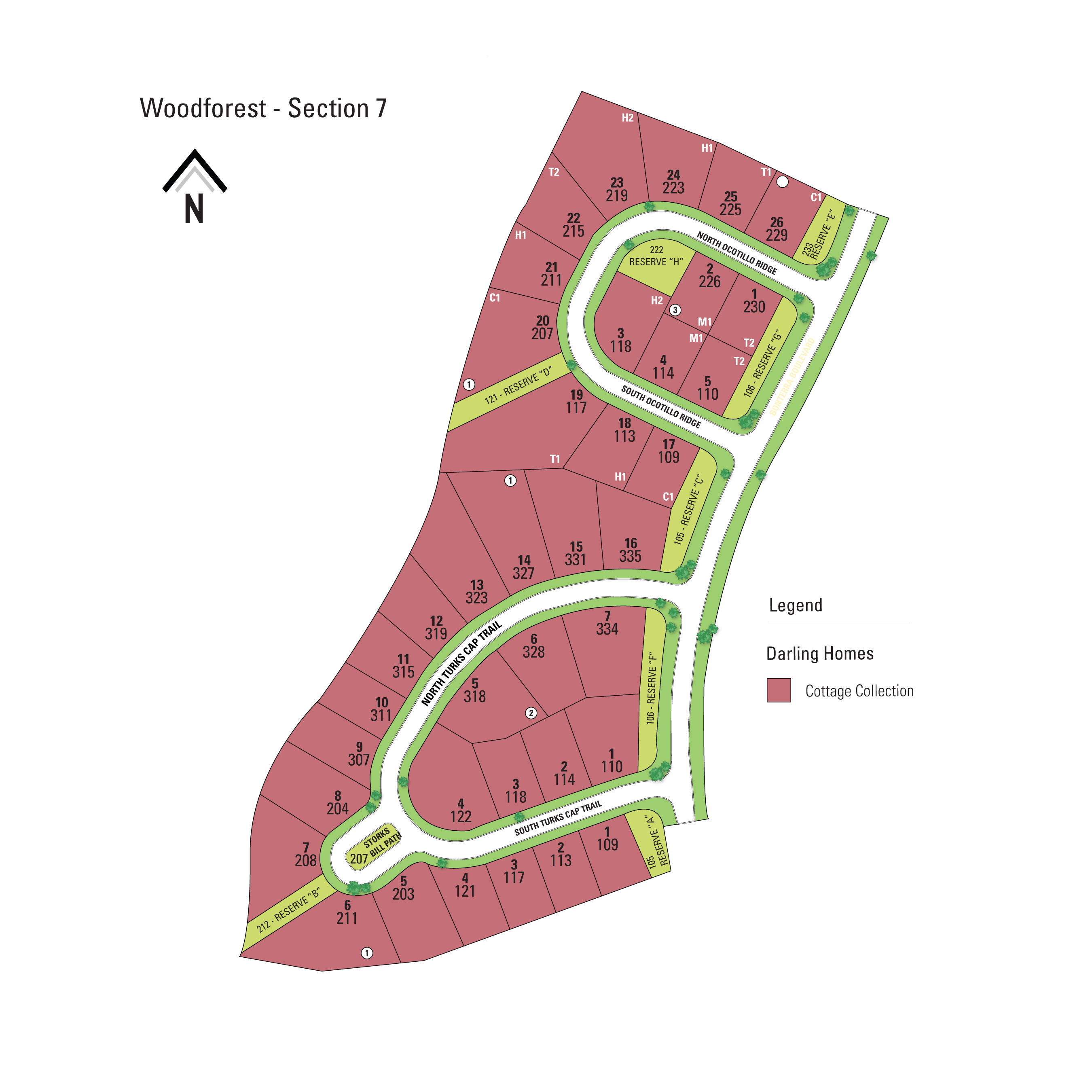 SOLD OUT Bonterra at Woodforest Cottages Darling Age 55+ in